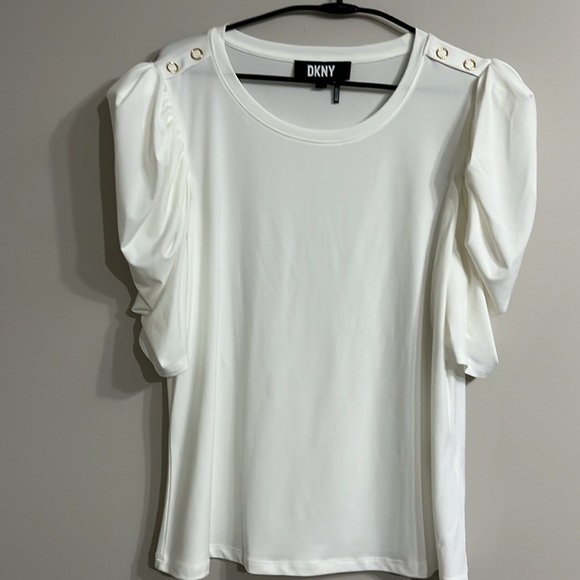 DKNY puff sleeve top - Picture 6 of 6